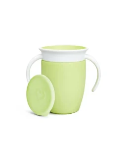 Munchkin Taza antigoteo Miracle 360 con asas y tapa 200 ml de