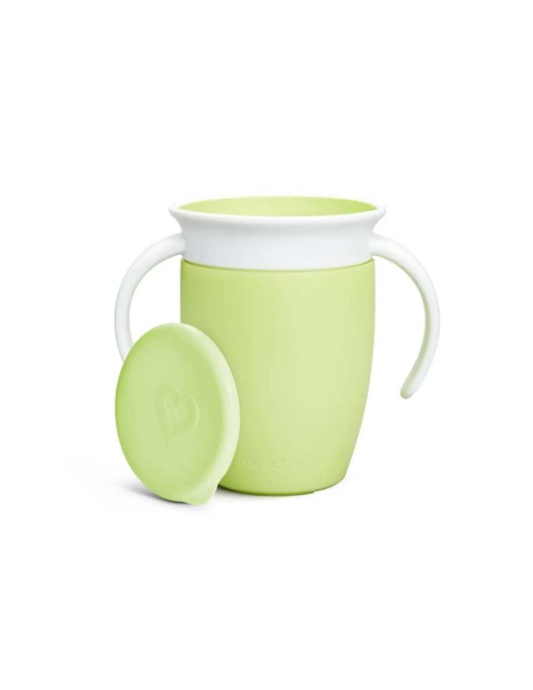 Munchkin Taza antigoteo Miracle 360 con asas y tapa 200 ml de