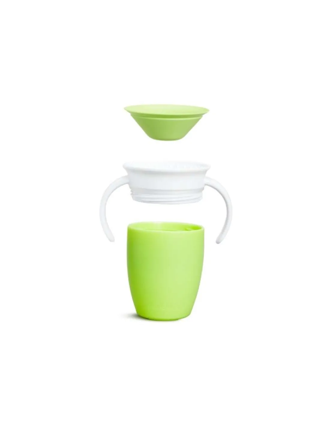 Munchkin Taza antigoteo Miracle 360 con asas y tapa 200 ml de