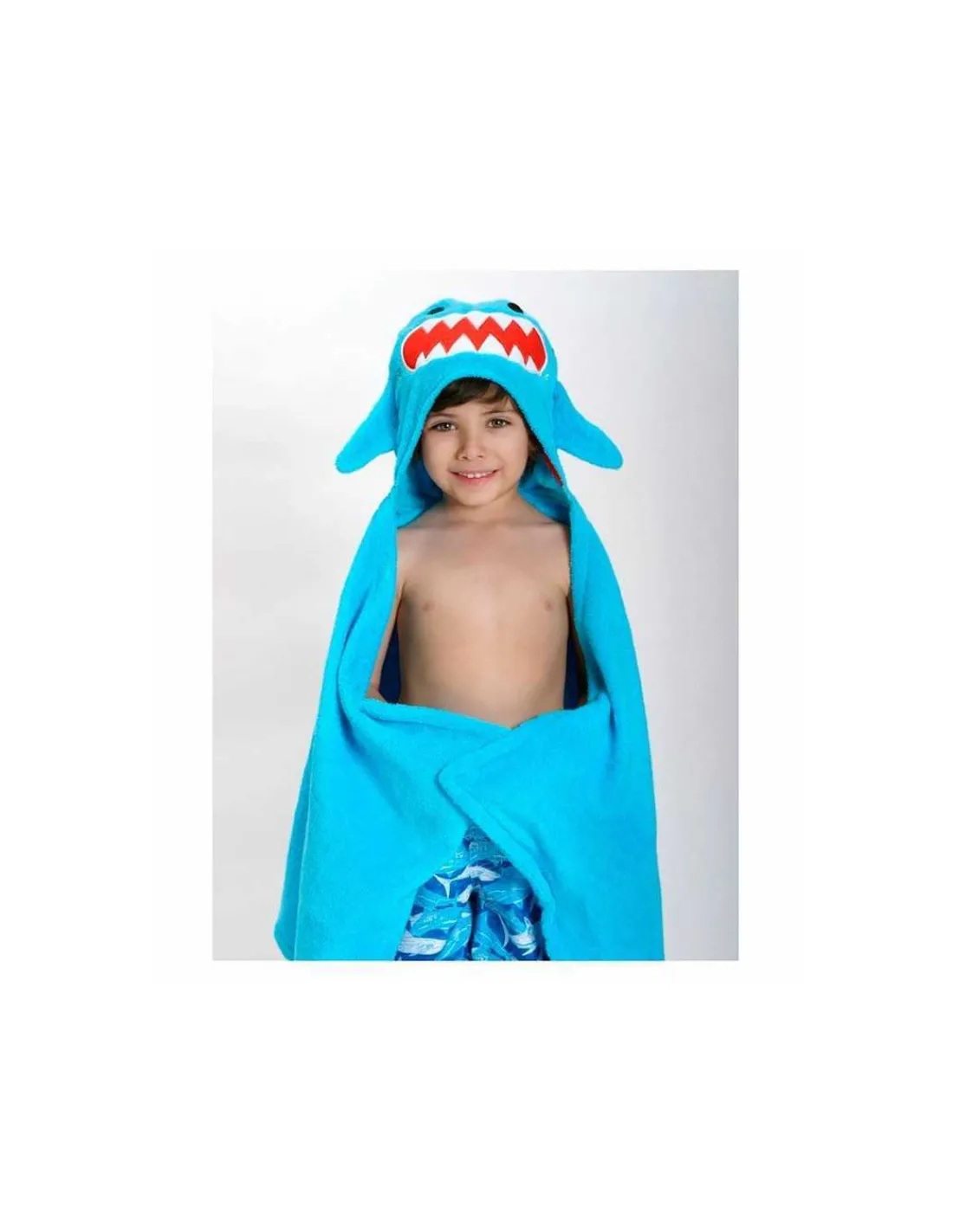 Zoocchini Toalla con Capucha de Niños Tiburón de