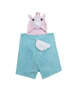 Zoocchini Toalla con capucha para niños Allie El Unicornio de