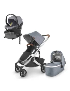 UPPAbaby Trio Cruz V2 + capazo + grupo 0 Mesa + base Isofix