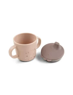 DONE BY DEER Vaso con Boquilla Foodie - Happy Dots -