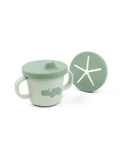 DONE BY DEER Vaso con Boquilla/Porta Snack Foodie de