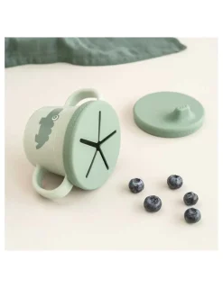 DONE BY DEER Vaso con Boquilla/Porta Snack Foodie de