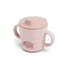 DONE BY DEER Vaso de silicona con asas - Foodie Tiny farm