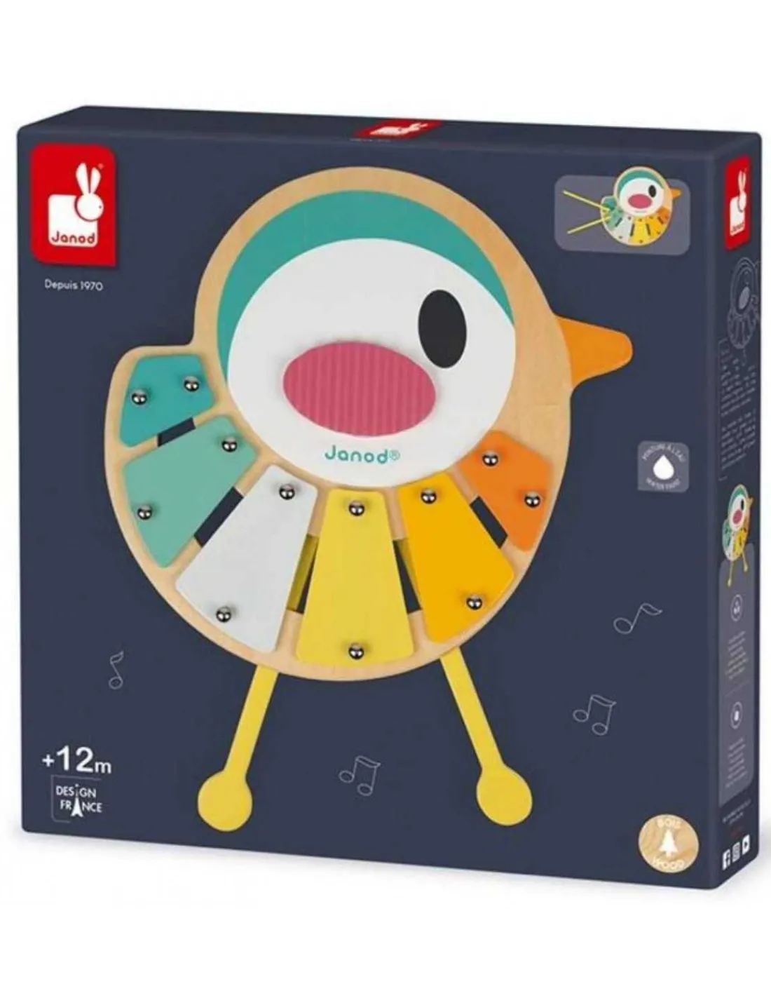 Janod Xilófono Pájaro